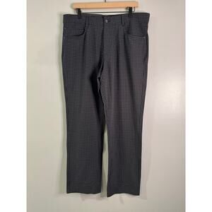 Footjoy plaid athletic fit performance golf pants size 36x30